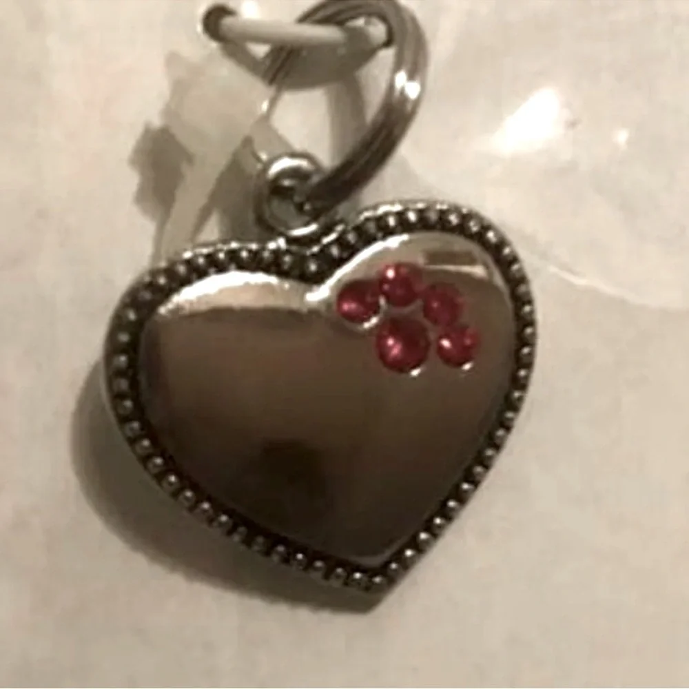 Ganz Cat July/Ruby Birthstone Collar Charm~NEW!